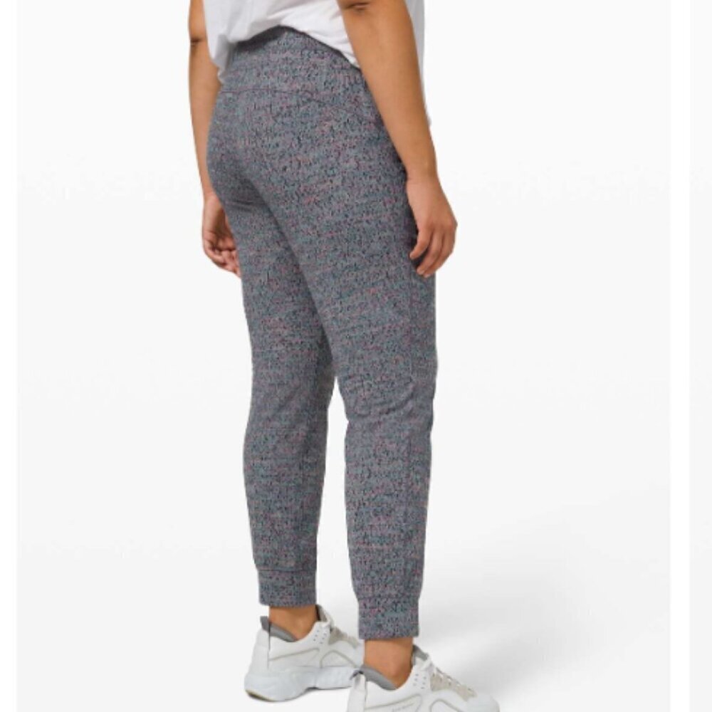 Lululemon Ready to Rulu 7/8 Jogger Neon Tweed Jacquard Battleship Electric EUC - Picture 6 of 14